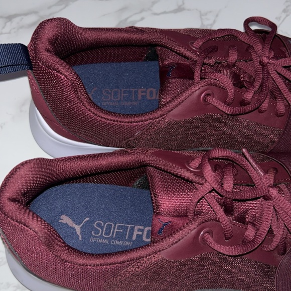 MENS Maroon Puma Casual Sneakers - Picture 10 of 10